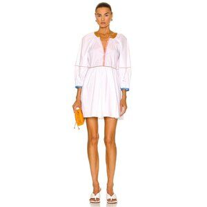 Staud White Demi Land & Sea Shirt Dress $295, Size Medium